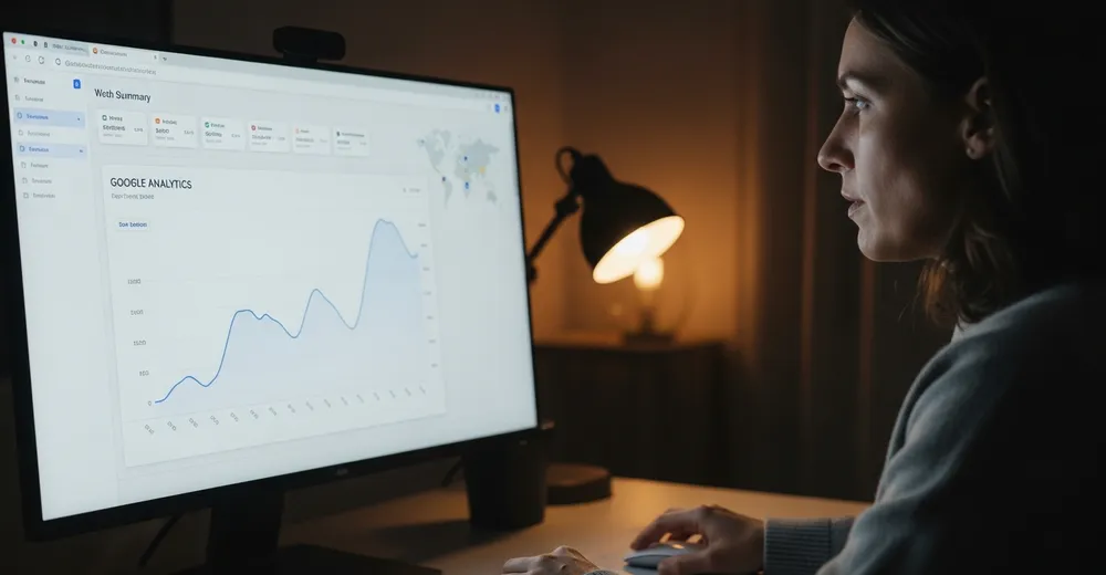 Affiliate Reports – Developer at Desk (GA-style screen)