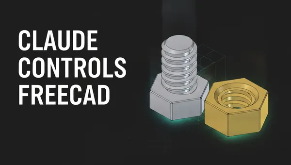 Claude controls FreeCAD – Hero v2