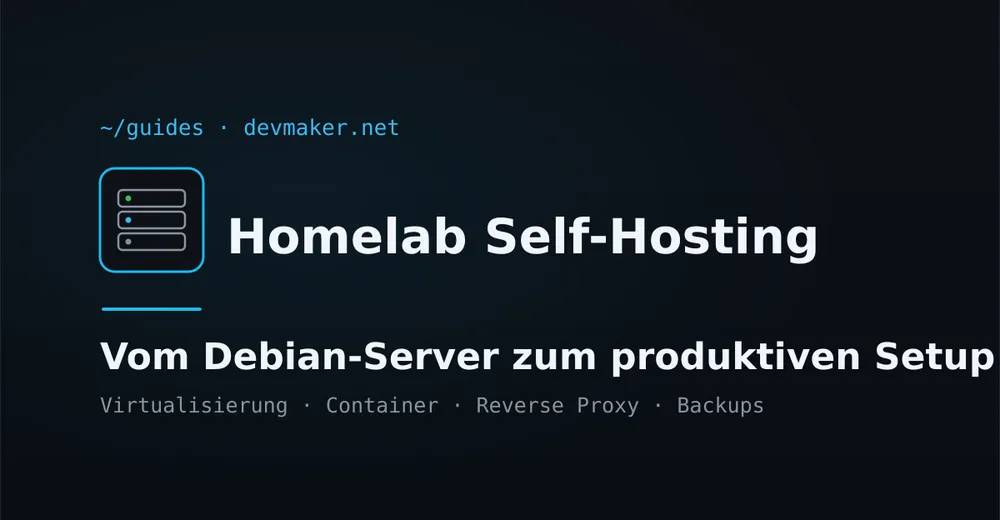 Hero: Homelab Guide (DE)