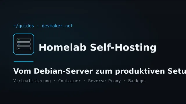 Homelab Self-Hosting Guide
