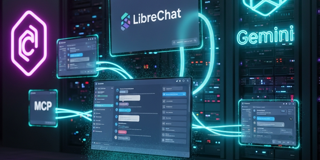 LibreChat mit Claude & Gemini – MCP-Ökosystem Hero