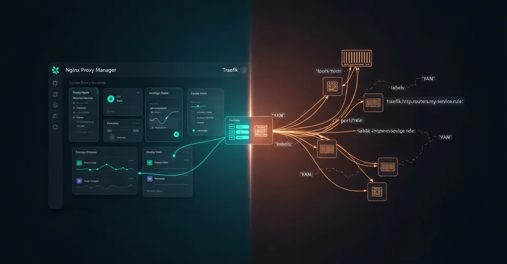 Traefik vs Nginx Proxy Manager Header